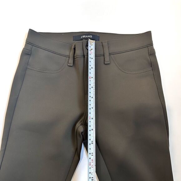 J Brand Super Skinny Scuba Pants in Olive Odyssey - Picture 14 of 16